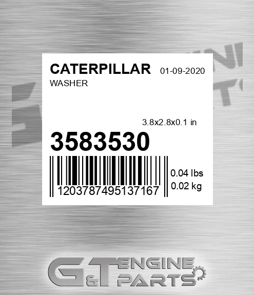 358-3530 Washer for CATERPILLAR