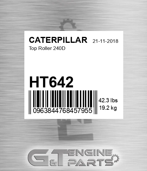 HT642 CATERPILLAR Top Roller 240d