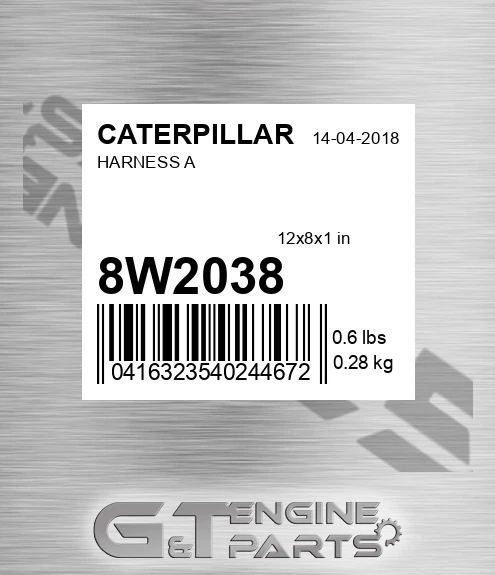 8W2038 Harness A