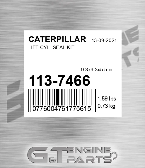 113-7466 Lift Cyl. Seal Kit for CATERPILLAR
