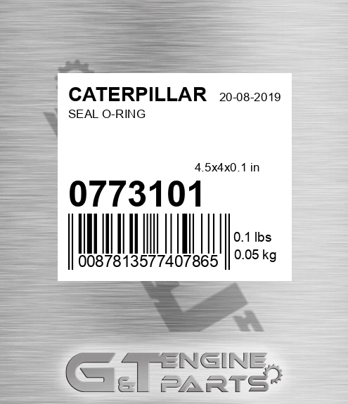 077-3101 Seal O-ring for CATERPILLAR