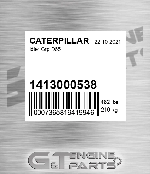 1413000538 Idler Grp D65 for CATERPILLAR