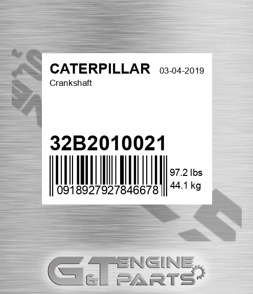 32B2010021 Crankshaft