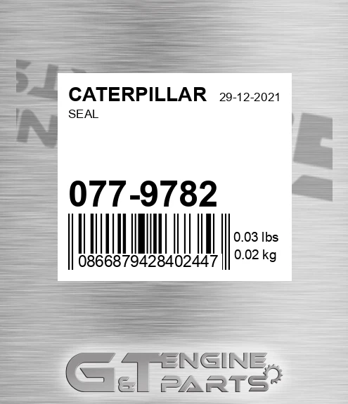 077-9782 Seal for CATERPILLAR