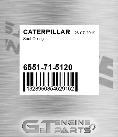 6551-71-5120 Seal O-ring for CATERPILLAR