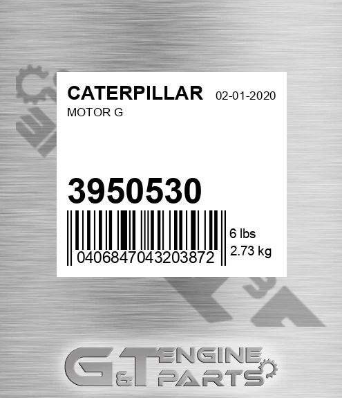3950530 CATERPILLAR Motor G