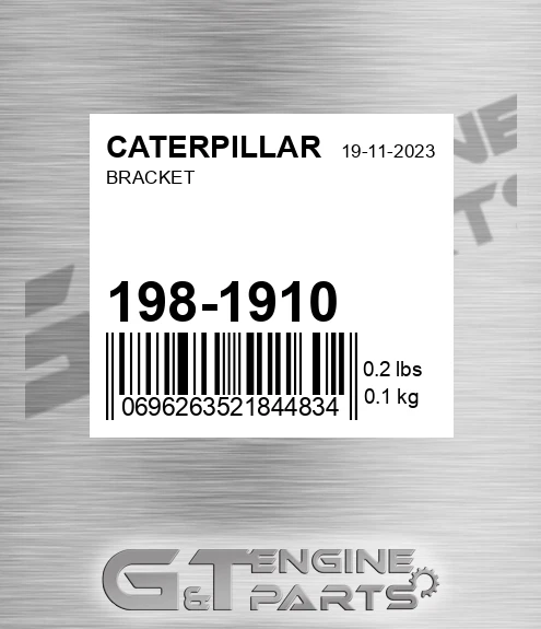 198-1910 CATERPILLAR Bracket
