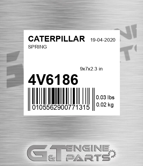 4V6186 CATERPILLAR Spring