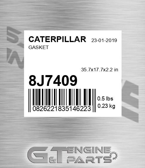 8J-7409 Gasket for CATERPILLAR