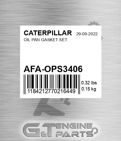 AFA-OPS3406 Oil Pan Gasket Set for CATERPILLAR