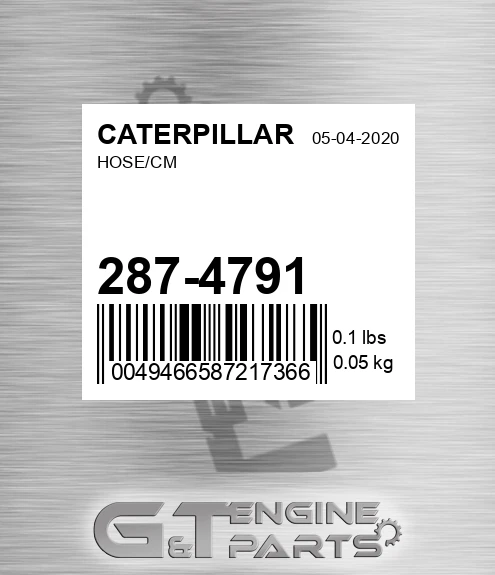 287-4791 Hose/cm