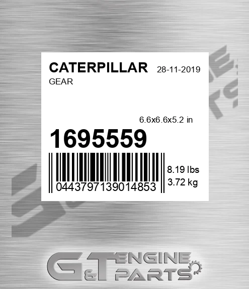 169-5559 Gear for CATERPILLAR