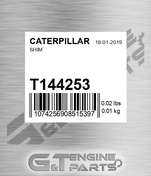 T144253 Shim for CATERPILLAR