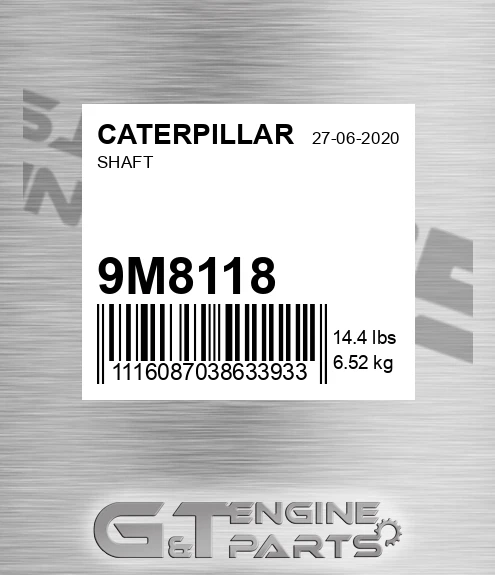 9M-8118 Shaft for CATERPILLAR