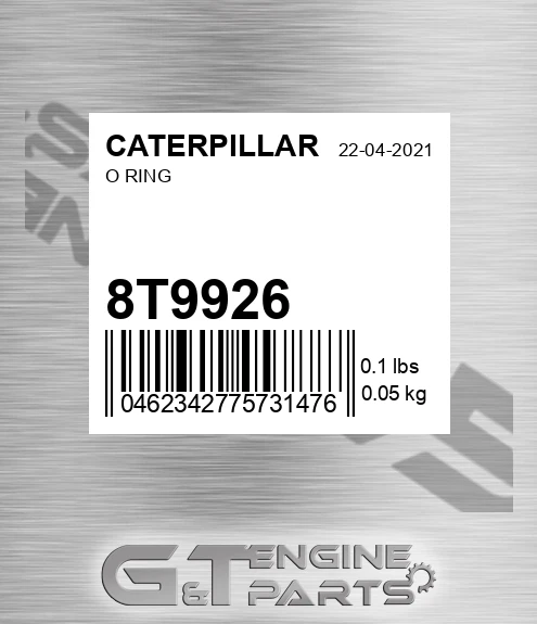 8T-9926 O Ring for CATERPILLAR