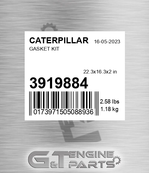 391-9884 Gasket Kit