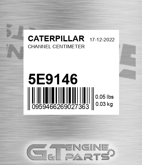 5E9146 Channel Cm for CATERPILLAR