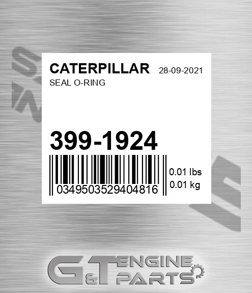 399-1924 Seal O-ring