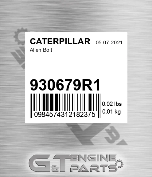 930679R1 Allen Bolt