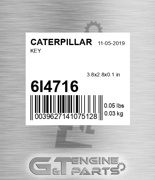 6I-4716 Key