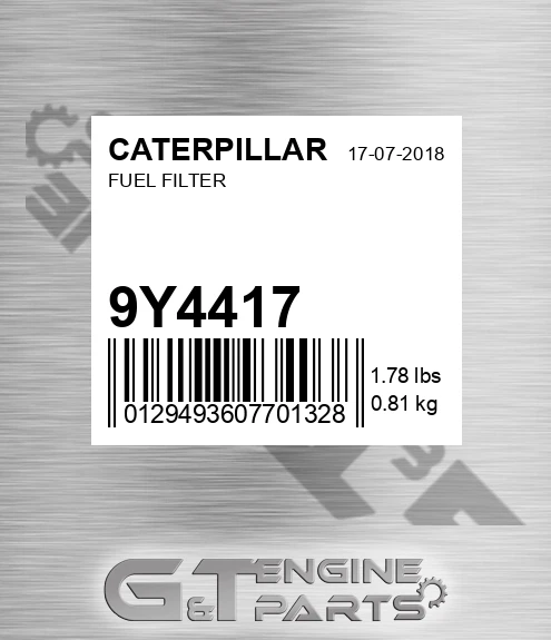 9Y-4417 Fuel Filter for CATERPILLAR
