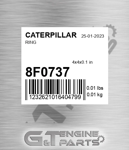 8F0737 Ring for CATERPILLAR