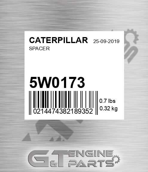 5W0173 Spacer for CATERPILLAR