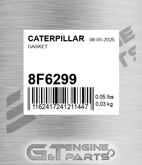 8F6299 Gasket