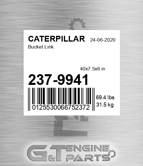 237-9941 CATERPILLAR Bucket Link