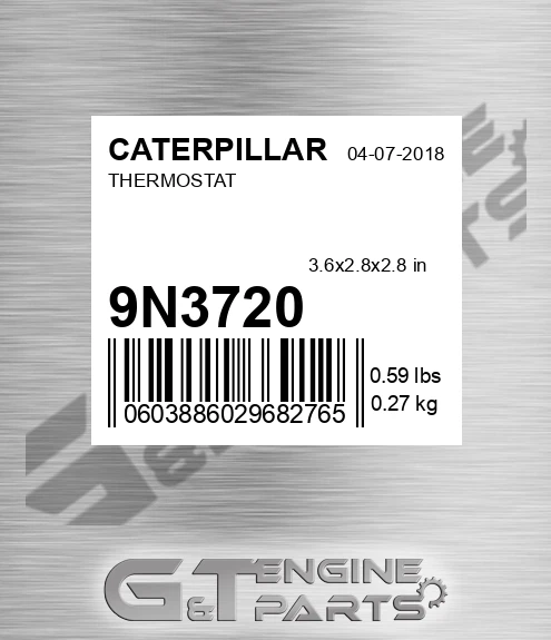 9N-3720 Thermostat for CATERPILLAR