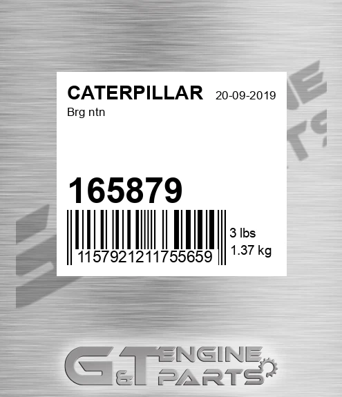 165879 Brg Ntn for CATERPILLAR