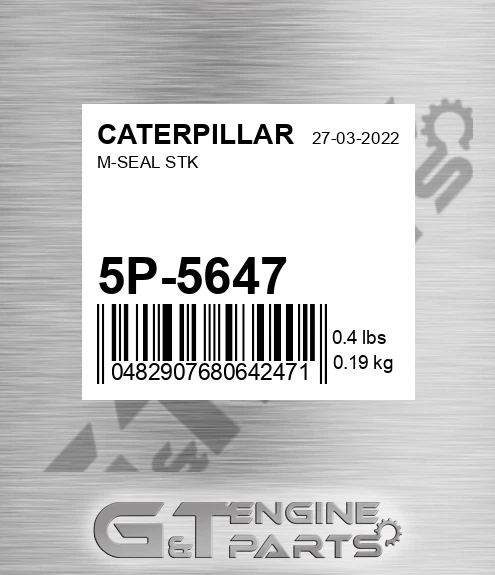 5P-5647 M-seal Stk