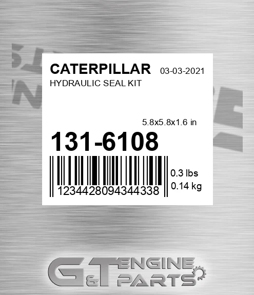 131-6108 Hydraulic Seal Kit for CATERPILLAR