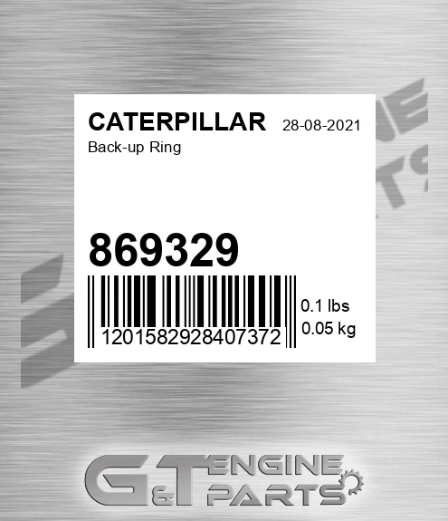 869329 CATERPILLAR Back-up Ring