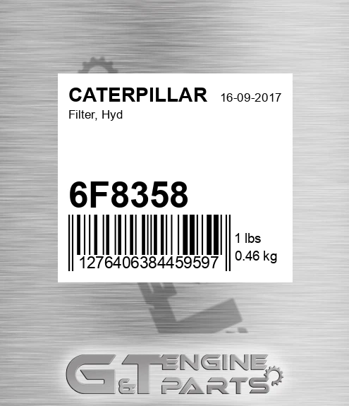 6F8358 CATERPILLAR Filter, Hyd