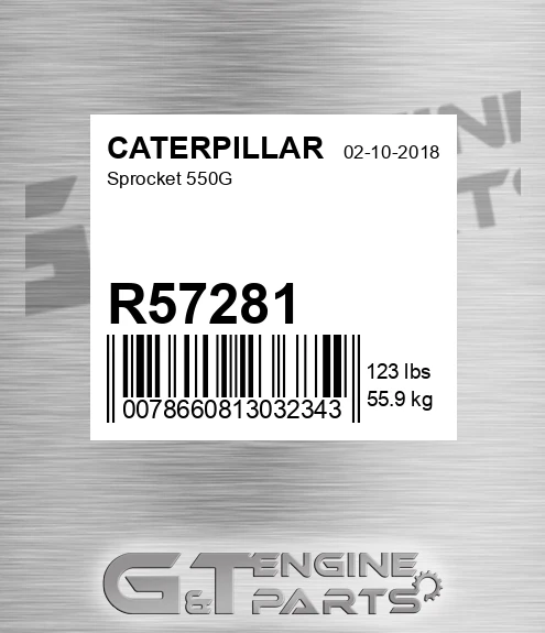 R57281 Sprocket 550g