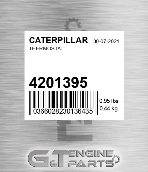 420-1395 Thermostat for CATERPILLAR