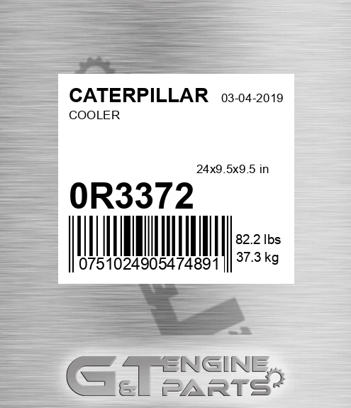 0R-3372 Cooler