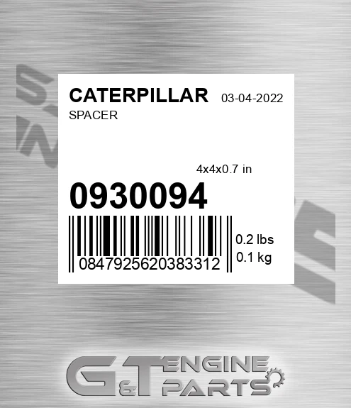 0930094 Spacer