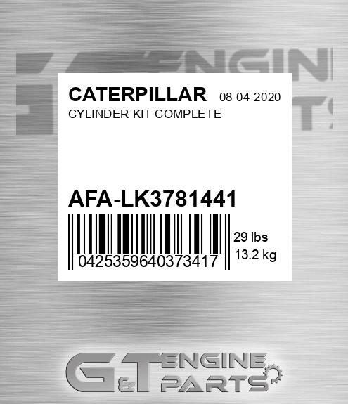 AFA-LK3781441 Cylinder Kit Complete