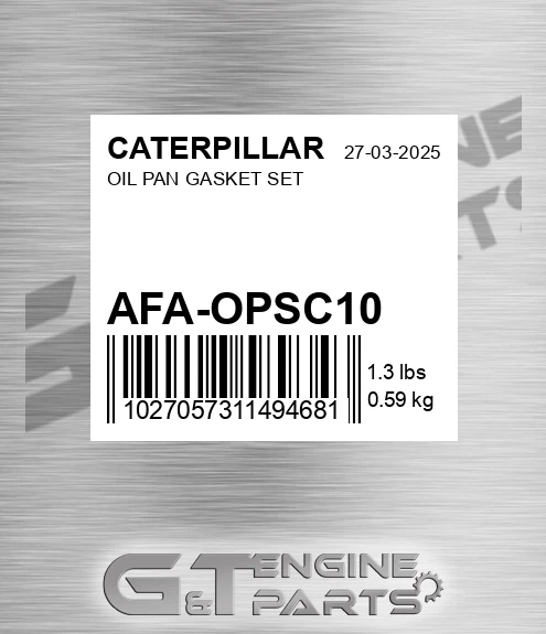 AFA-OPSC10 Oil Pan Gasket Set for CATERPILLAR