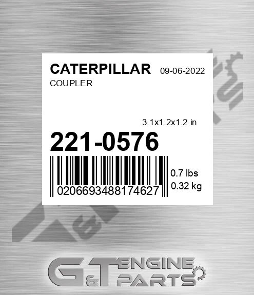 221-0576 Coupler for CATERPILLAR