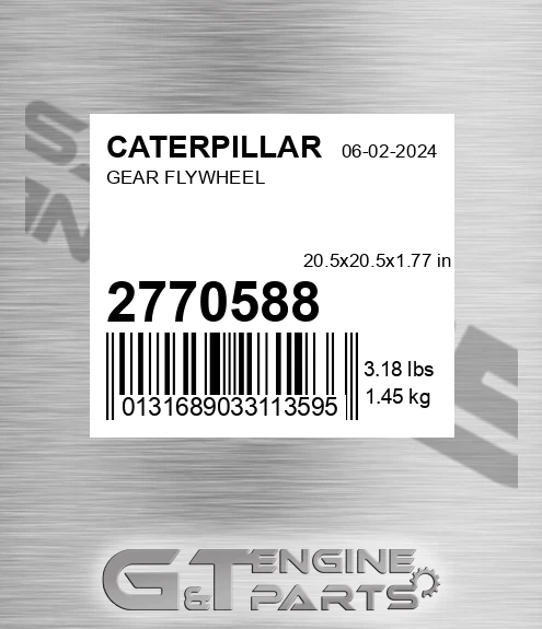 277-0588 Gear Flywheel for CATERPILLAR