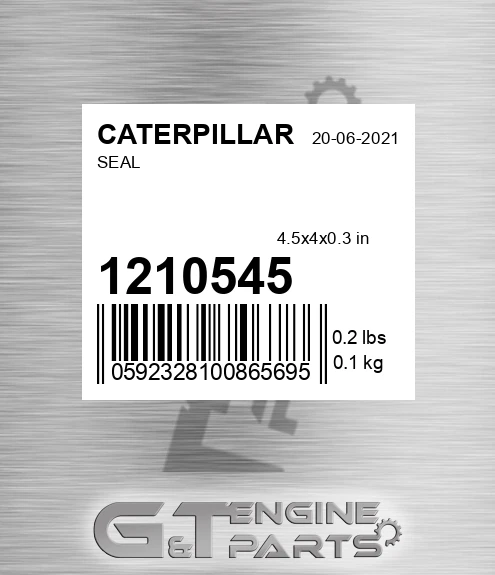 121-0545 Seal for CATERPILLAR