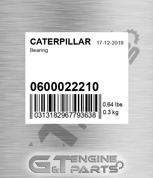 0600022210 Bearing for CATERPILLAR