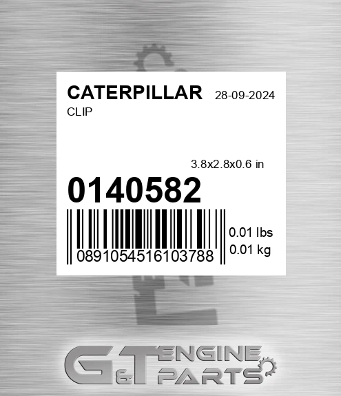 0140582 Clip for CATERPILLAR