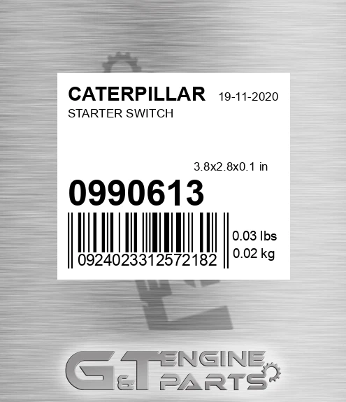 099-0613 Starter Switch for CATERPILLAR