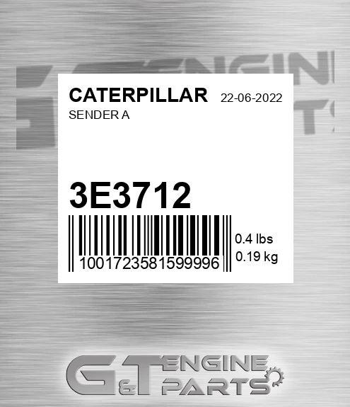 3E3712 Sender A