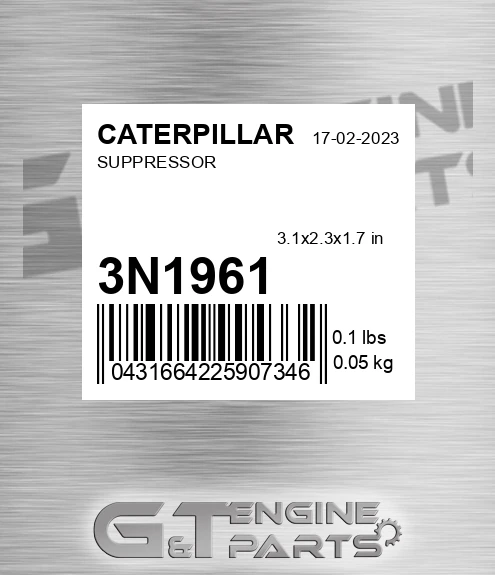3N1961 Suppressor for CATERPILLAR