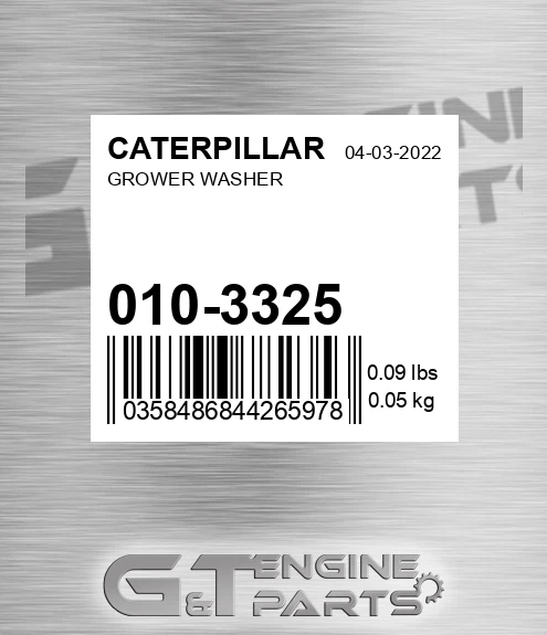 010-3325 Grower Washer